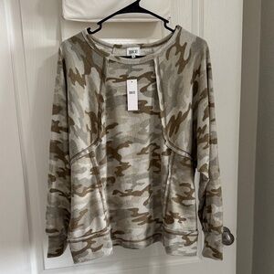 BKE Camouflage Patterned Sweater